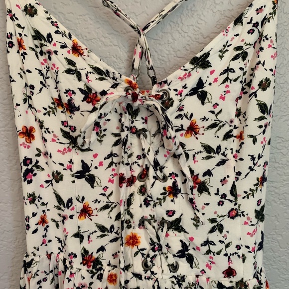 Multi-patterned mini cami dress. - Picture 2 of 5